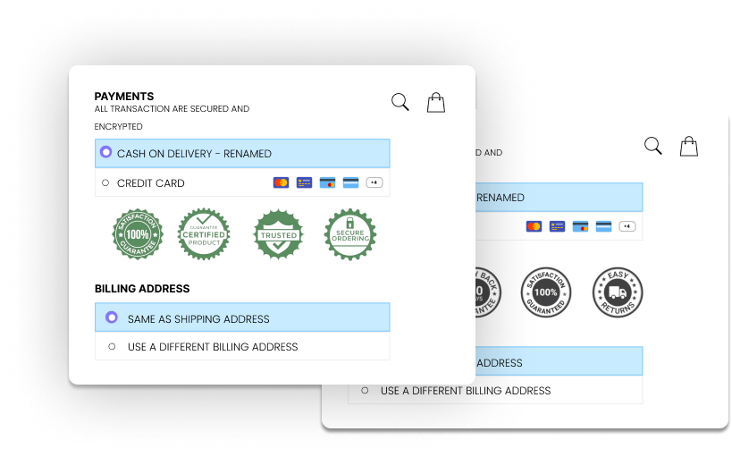 payment icons